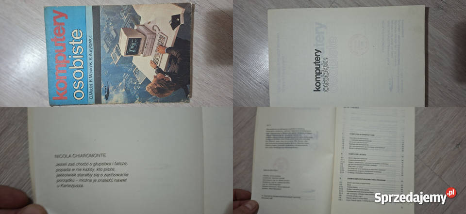 Komputery osobiste 1987 1 wydanie Kultowa Antykwariat wielkopolskie Ostrów Wielkopolski