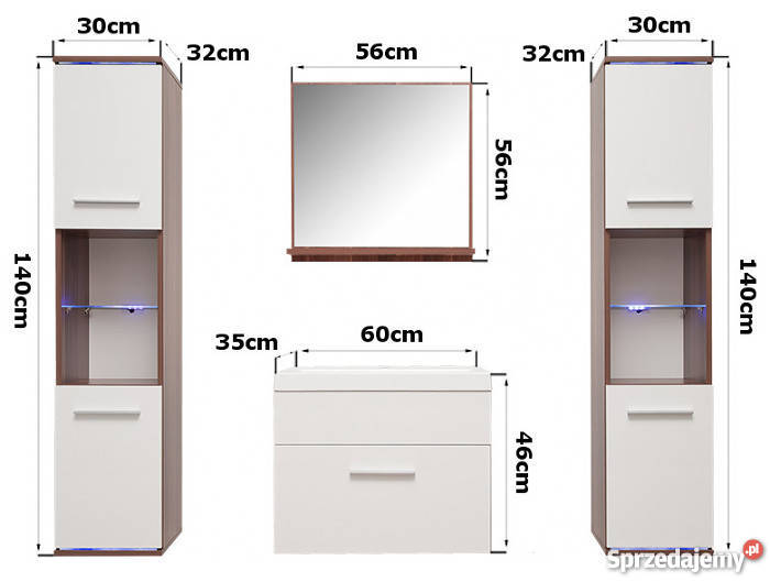 Meble łazienkowe DUO Nowoczesne i funkcjonalne Kielce