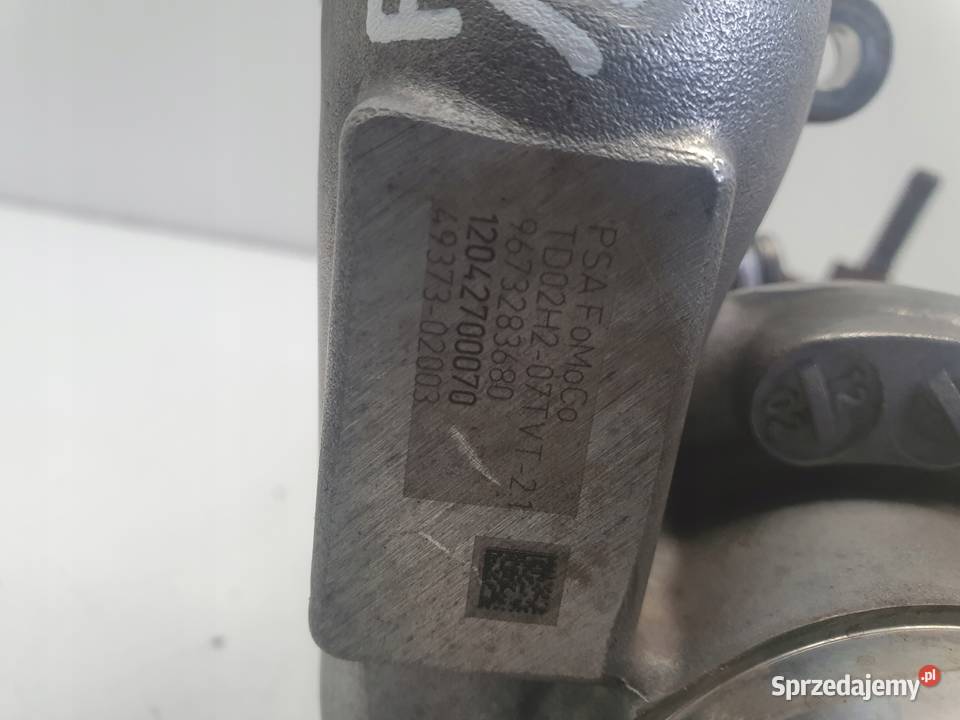 TURBOSPRĘŻARKA Ford Fiesta VII MK7 16 TDCI osobowe Turbosprężarki Chełm