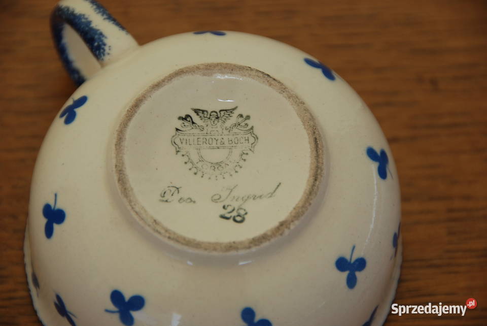 Antyczna secesyjna filiżanka ok 1900 r Villeroy mazowieckie