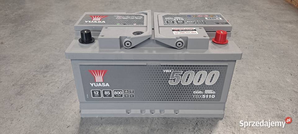 Akumulator Yuasa 85Ah 800A GRUDZIĄDZ Śniadeckich Gardeja