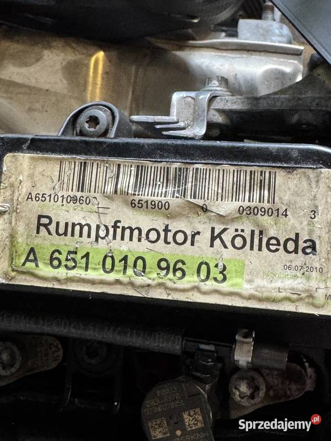 Mercedes GLK 22 CDI OM651 silnik A6510109603 Wrocław