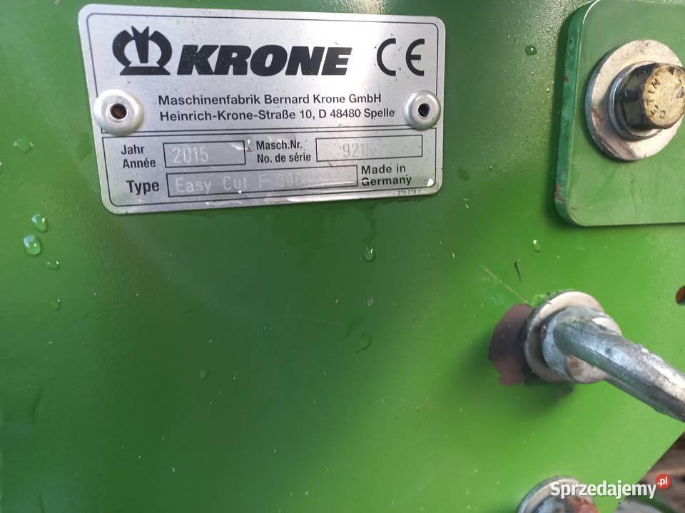 Krone easycut 280 fella 310