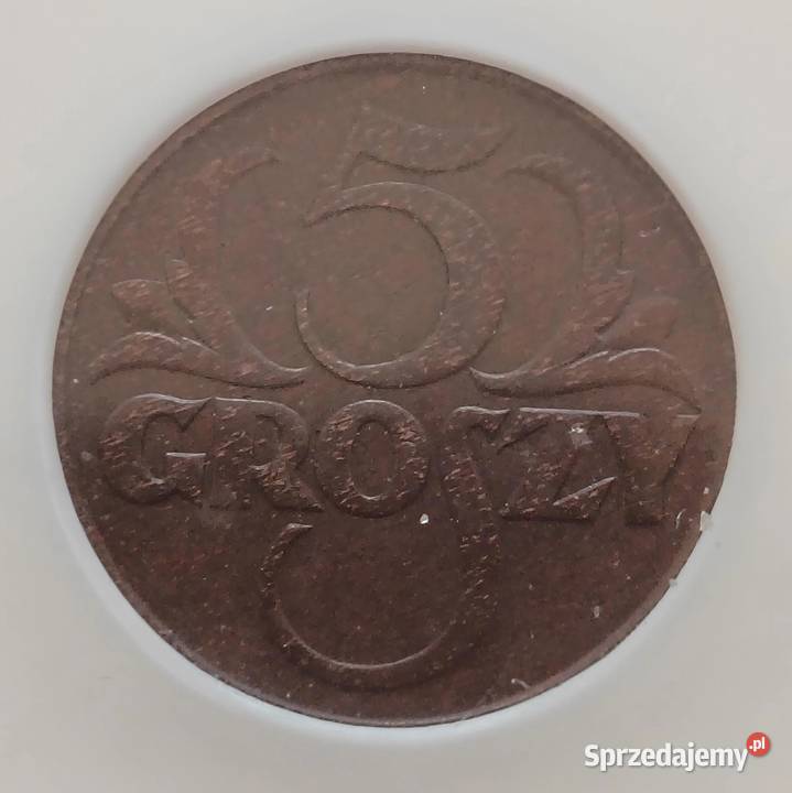 5 groszy 1931 II RP PCG MS 69 BN Wysoka Nota Bielsko-Biała