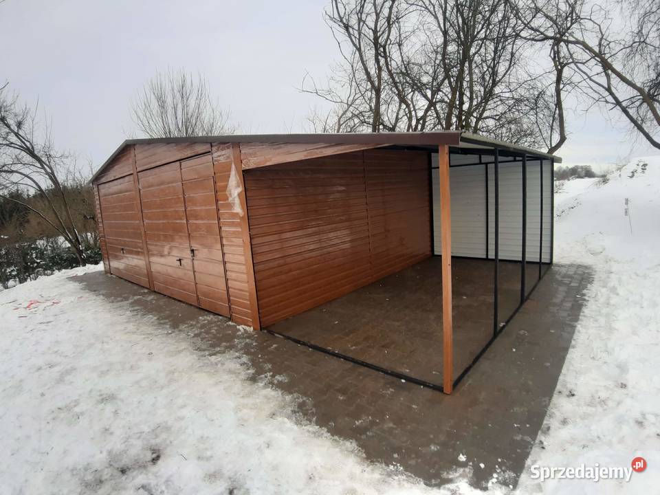 Drewnopodobny Garaż Blaszany Złoty Dąb Garaże Skarżysko-Kamienna sprzedam