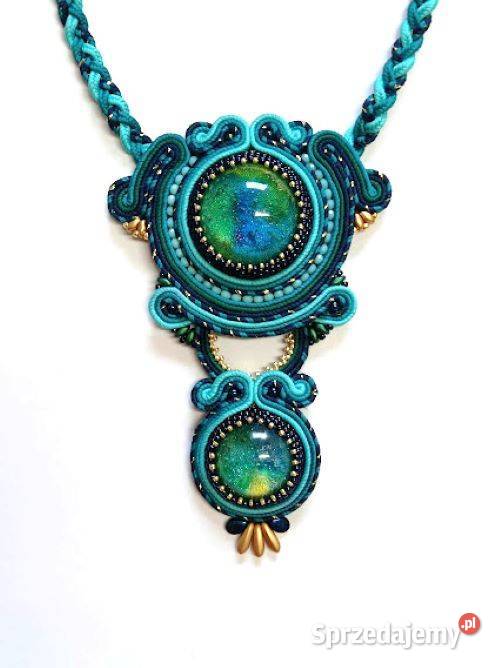 NASZYJNIK MORSKI Z PODWÓJNĄ ŻYWICĄ SUTASZ