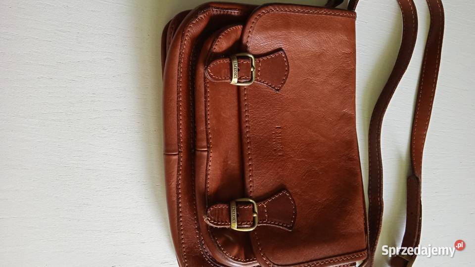 RĘCZNIE SZYTA TOREBKA SKÓRZANA FIRENZE Piła