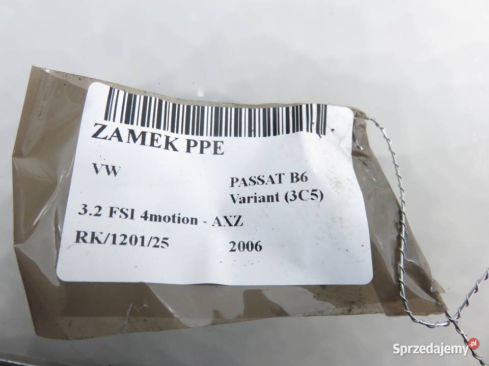 ZAMEK PRAWY PRZEDNI VW PASSAT B6 B7 3C1837016A