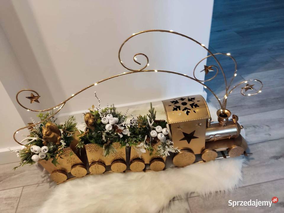 Złoty pociąg dekoracja podkarpackie Ropczyce