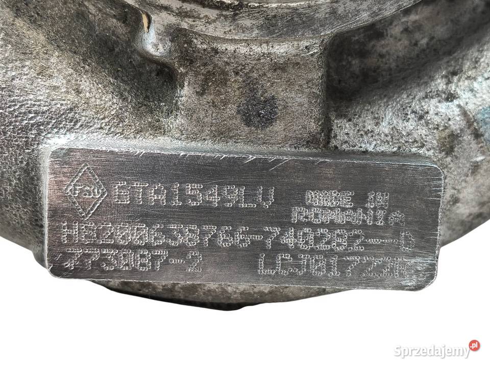 TURBOSPRĘŻARKA Renault Scenic III Megane Laguna Chełm sprzedam