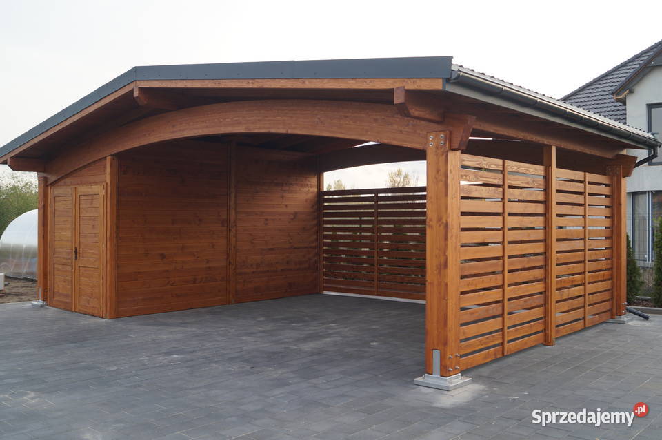 Wiata samochodowa garażowa ITALIA 9M BSH Łącko