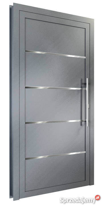 Modne drzwi aluminiowe Schco ADS 70HI Metalowe Drzwi i okna