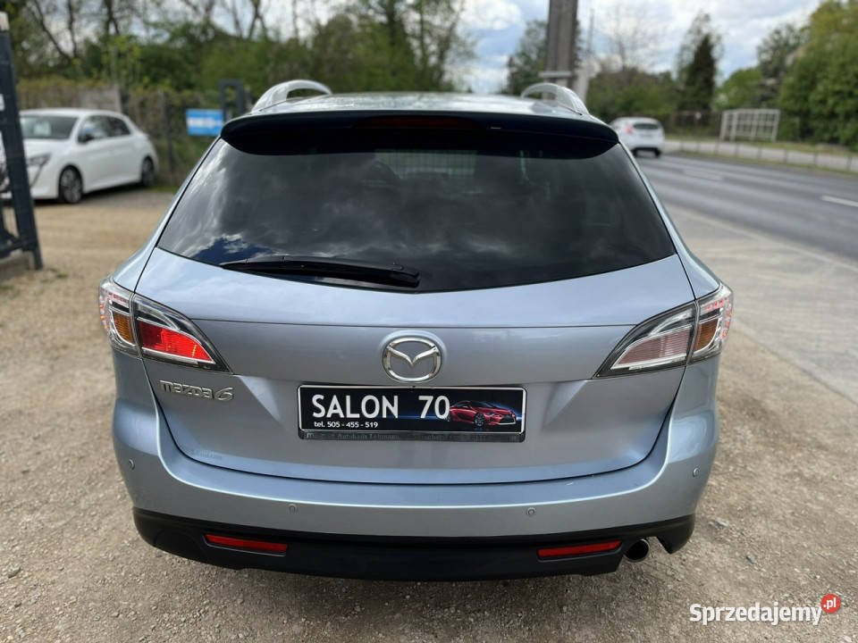 Mazda 6 22 1wł Serwis ASO Skóry Xenon czujnik deszczu