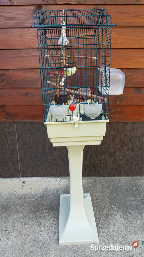 Klatka ptaków z podstawą i wyposażeniem 66x57x35 Warszawa