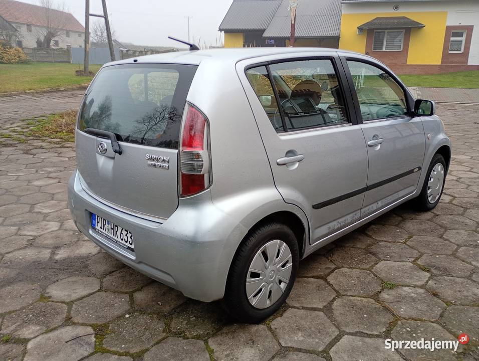 daihatsu sirion 2006 r poj siln 1000 kurtyny powietrzne Sirion Nysa