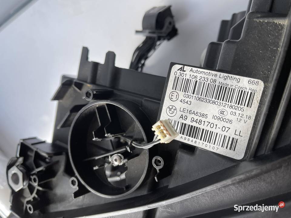 BMW G20  G21 LEWA OBUDOWA FULL LED 948170107 Oświetlenie Ostroróg