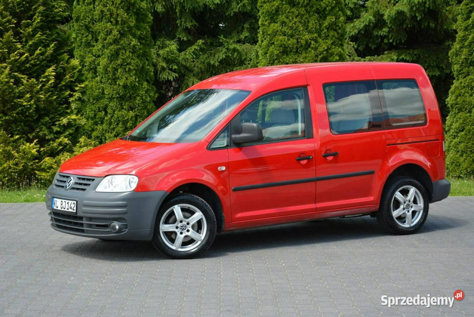 Volkswagen Caddy 14MPI Maxi Life Klimatronic z Ostrów Mazowiecka