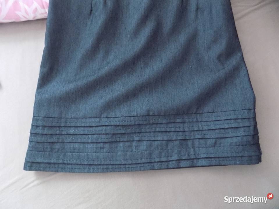 CZARNA SUKIENKA Bez wzoru Żabno