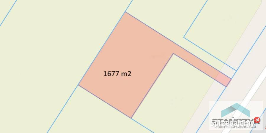 sprzedaży działki Mrzeżyno 1677m2