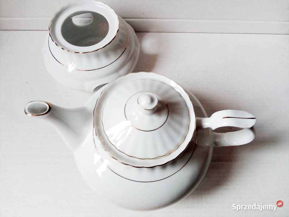 imbryk z podgrzewaczem Iwona złota linia Częstochowa