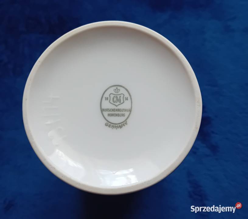 Wazon Hutschenreuther Hochengerg Mid Century Porcelana i szkło wielkopolskie Koźminek