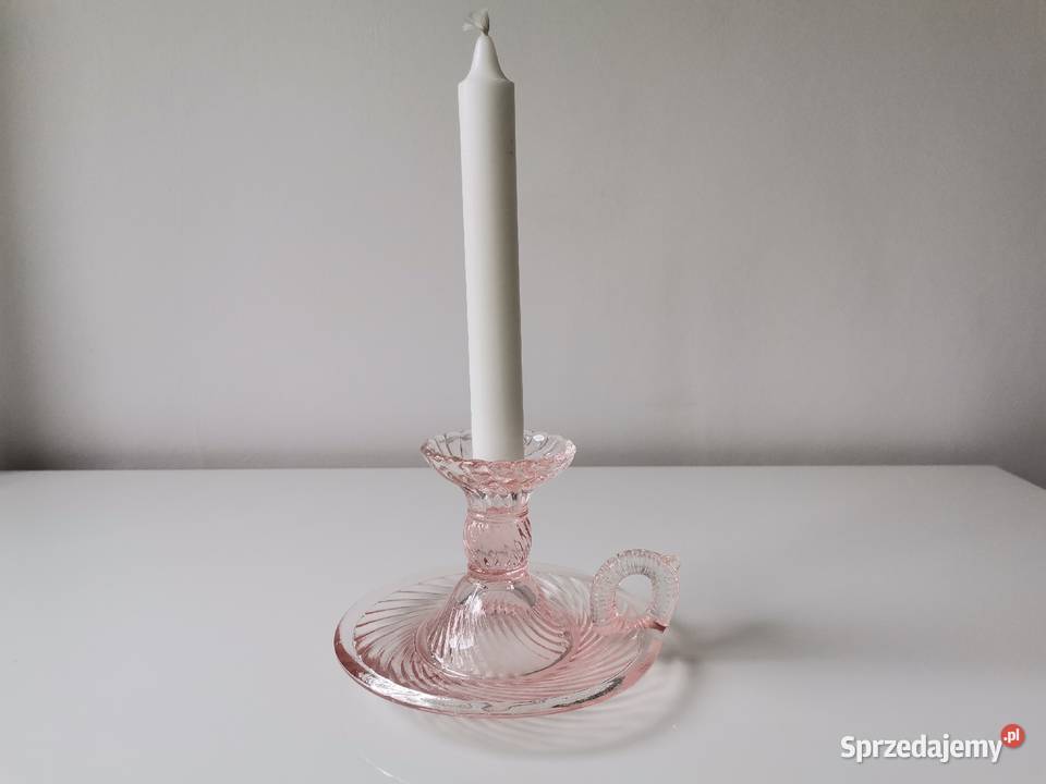 Stary nieużywany świecznik kaganek Spirelli Porcelana i szkło Katowice