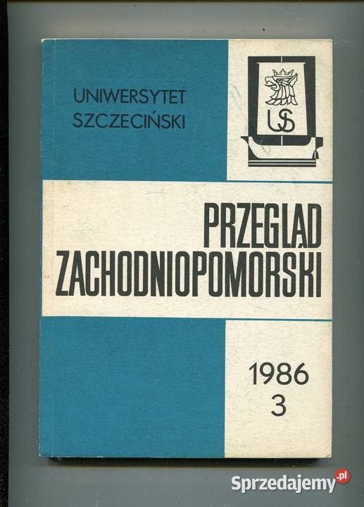 Przegląd Zachodniopomorski 1986 3 Rok wydania 1986 Szczecin