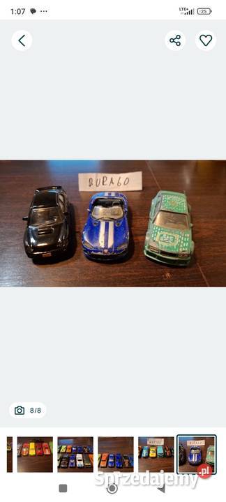 Resoraki HOT WEELS BURAGO MATELL 60 25 2 lata+ Kłodzko sprzedam