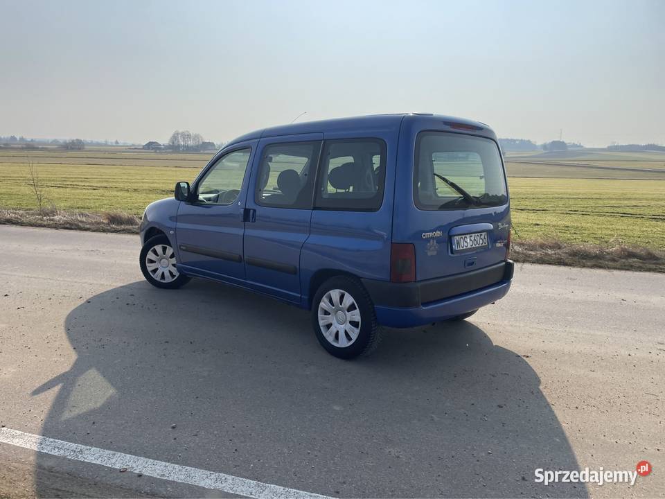Citroen berlingo 20hdi 5os 2005r Klima Zamiana niebieski podlaskie Rutki-Kossaki