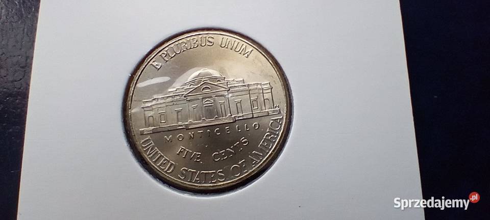 Stare monety 5 cent 2021 USA Lesko sprzedam
