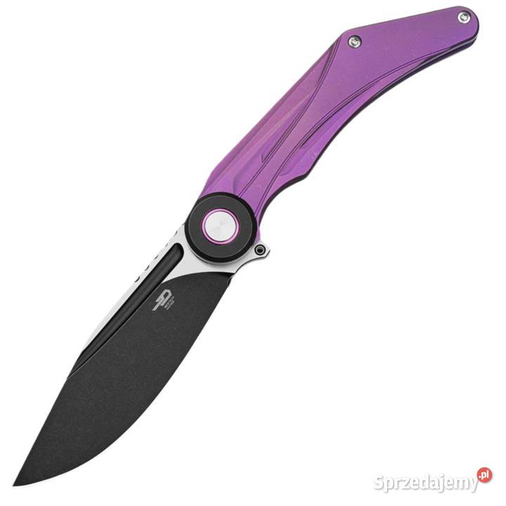 Nóż składany Bestech Seraph Purple Titanium Akcesoria, narzędzia i noże