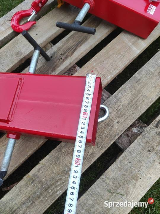 Zawiesie trawers hakowe na jedną widły wózka Kłobuck