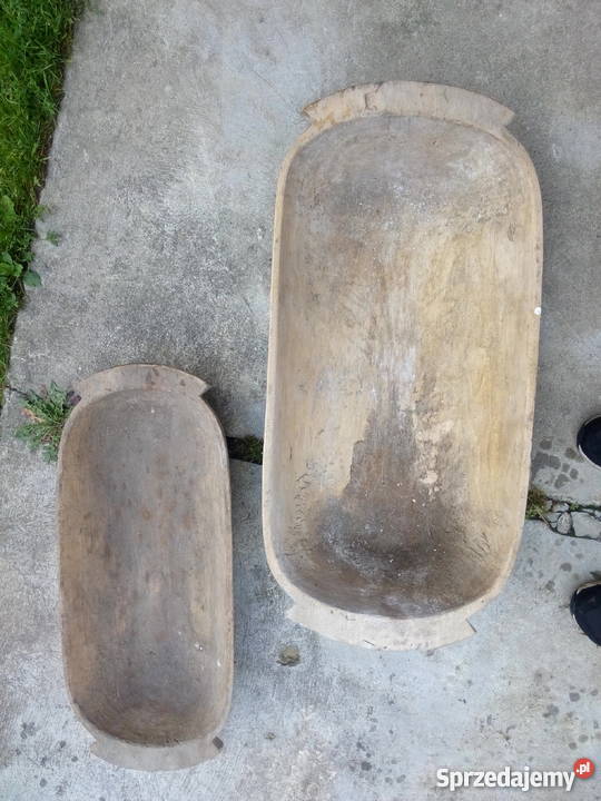 Drewniane dłubane koryta dzierża niecka patera Pozostałe sprzedam