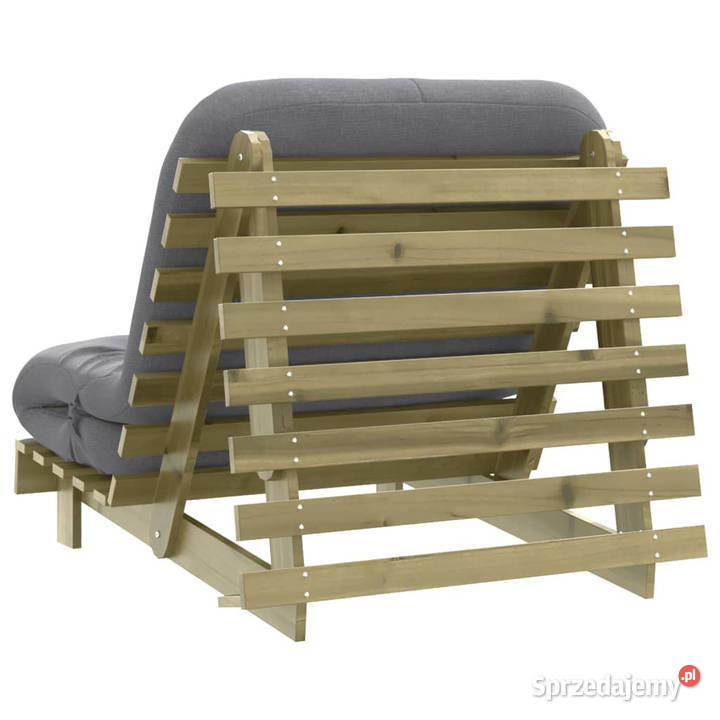 Sofa rozkładana futon z materacem 80x206x11 Warszawa