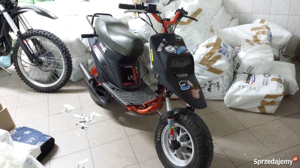 Yamaha Bws booster stunt dellorto malossi czarny Szydłowiec