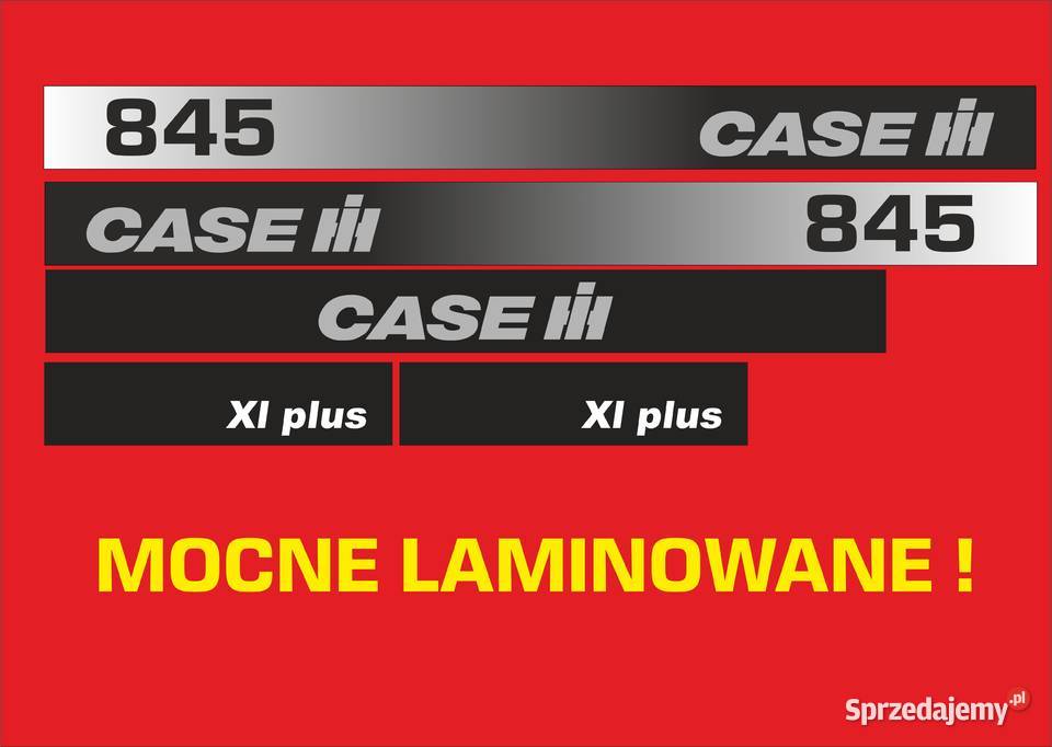 Naklejki case 845 i inne Bydgoszcz
