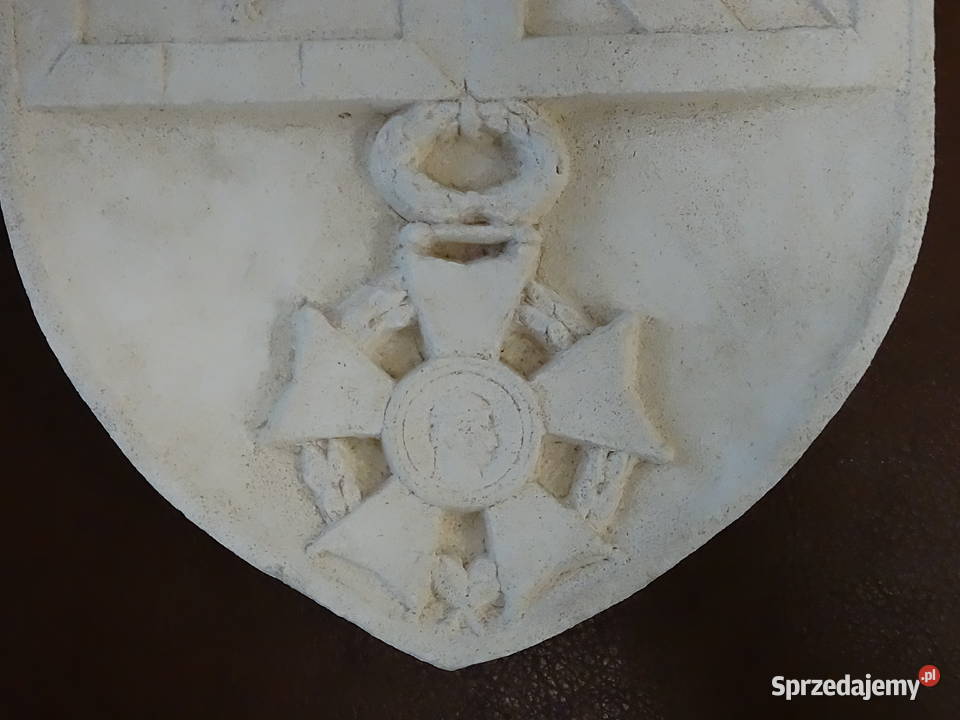 Płaskorzeźba Herb Księstwa Burgundii Dijon 21x18 Biłgoraj sprzedam