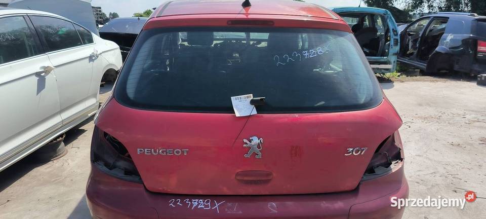 KLAPA PEUGEOT 307 osobowe sprzedam