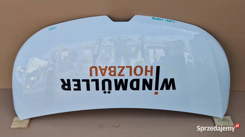 RENAULT TRAFIC IV LIFT III MASKA POKRYWA SILNIKA osobowe Maski Bieleń