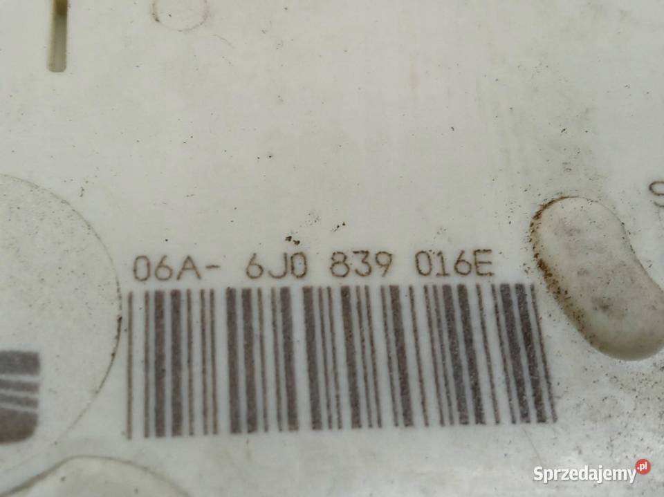 ZAMEK DRZWI TYŁ PRAWY 5D HB 6J0839016E Seat Rok produkcji 2012