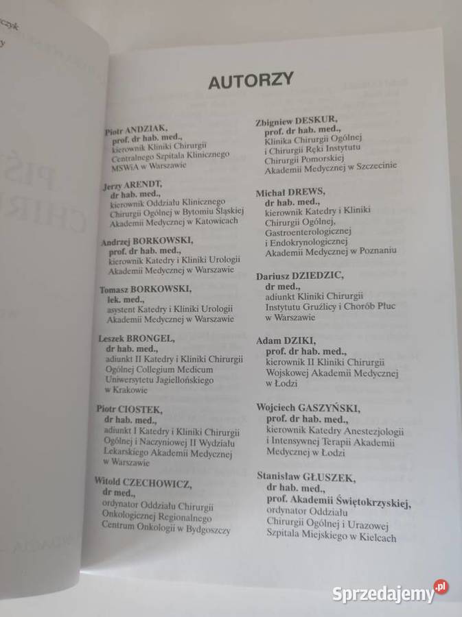 Przegląd Piśmiennictwa Chirurgicznego 2001