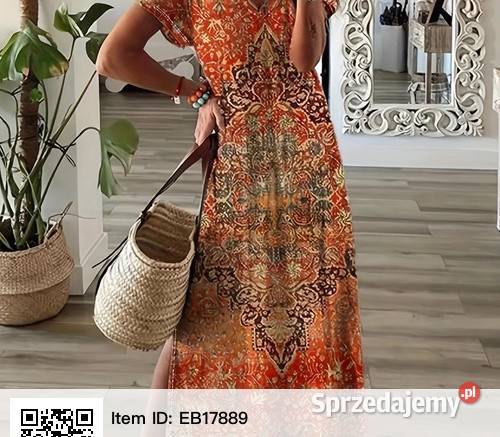 Sukienka damska boho M Do 5xl dolnośląskie Twardogóra sprzedam