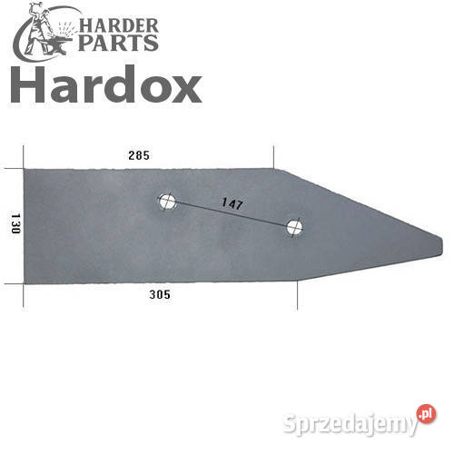 Płoza krótka HARDOX 27360902L części do pługa sprzedam