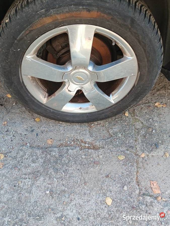 KOMPLET KÓL FELGI ALUMINIOWE CHEVROLET Pozostałe Kawnice