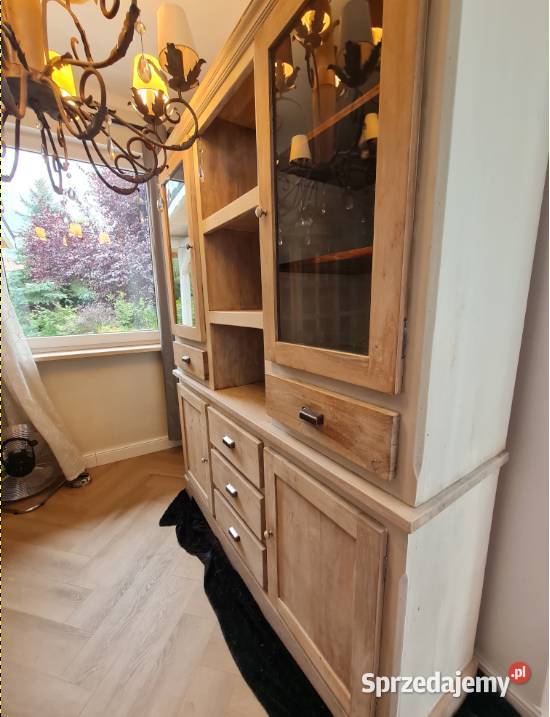 Kredens Witryna Drewno Palisander Kolonialne 160cm dolnośląskie Miękinia
