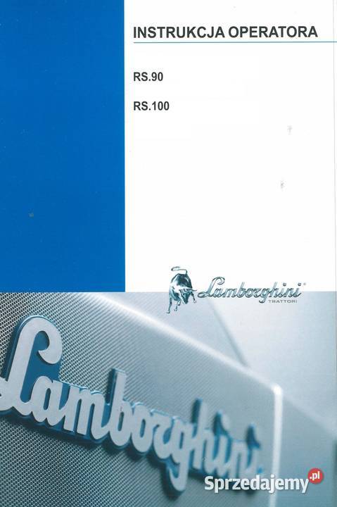 Instrukcja obsługi Lamborghini 1506 1706 katalog Szamotuły