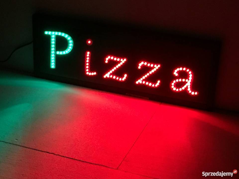PIZZA LED reklama 70x25 NOWA Zewnętrzna 230V Pomiechówek