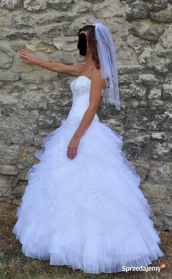 przepiękną suknie ślubną Emmi Mariage Giovani 3 biały Radom sprzedam