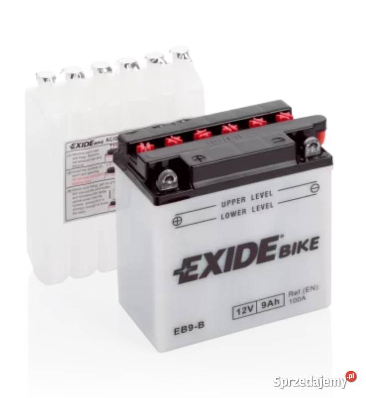 Akumulator motocyklowy EXIDE EB9B YB9B 12V 9Ah Bydgoszcz