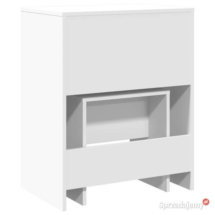 Toaletka ze stołkiem biała 60x40x1135 WM848213 Warszawa